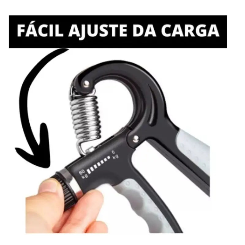 Hand Grip Cuff Flexor com Mola Ajustável para Mãos e Antebraço