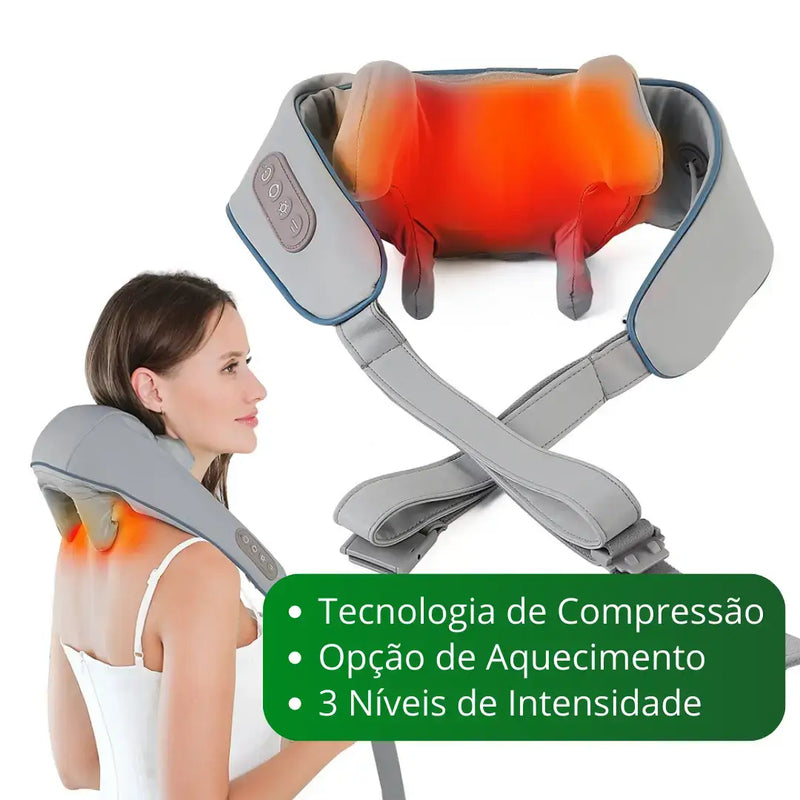 Massageador Shiatsu CalmPlus® - 50% OFF [Últimas Unidades]