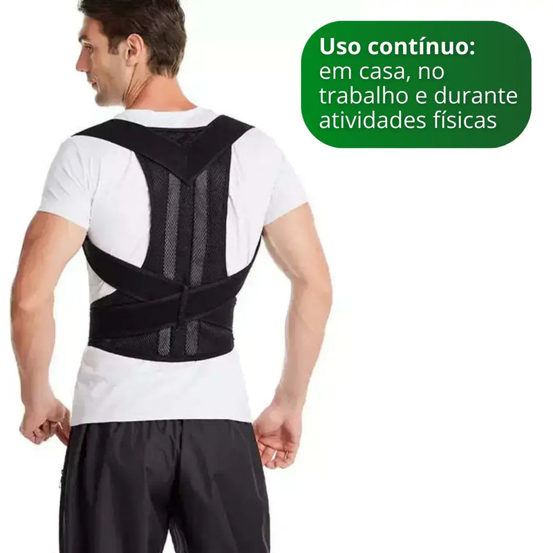 Colete Corretor Postural Ajustável SupportPro®