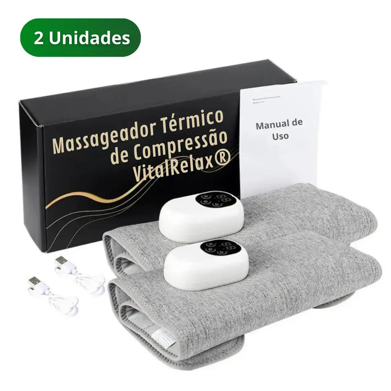 Massageador Térmico de Compressão VitalRelax® - Kit com Desconto