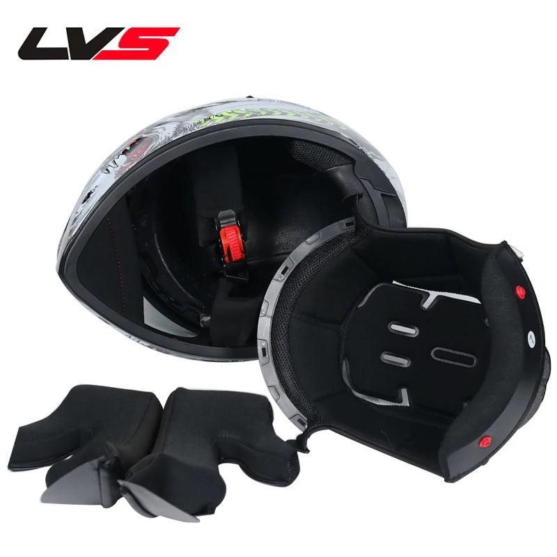 Capacete de Moto Full Face com Viseira Dupla – Proteção Completa e Conforto Quente para o Inverno