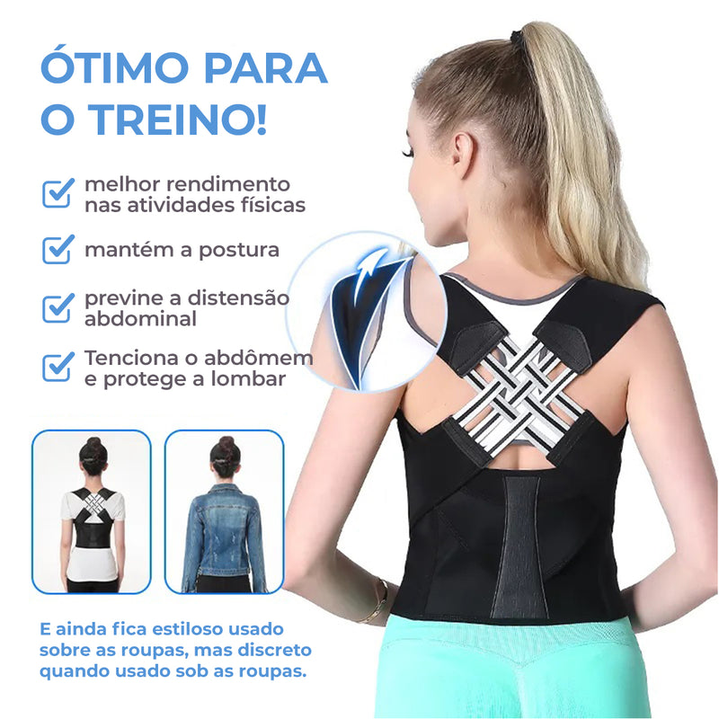 Corretor Postural Alivium Pro™ | Corrige a Postura e Alivia Dores nas Costas