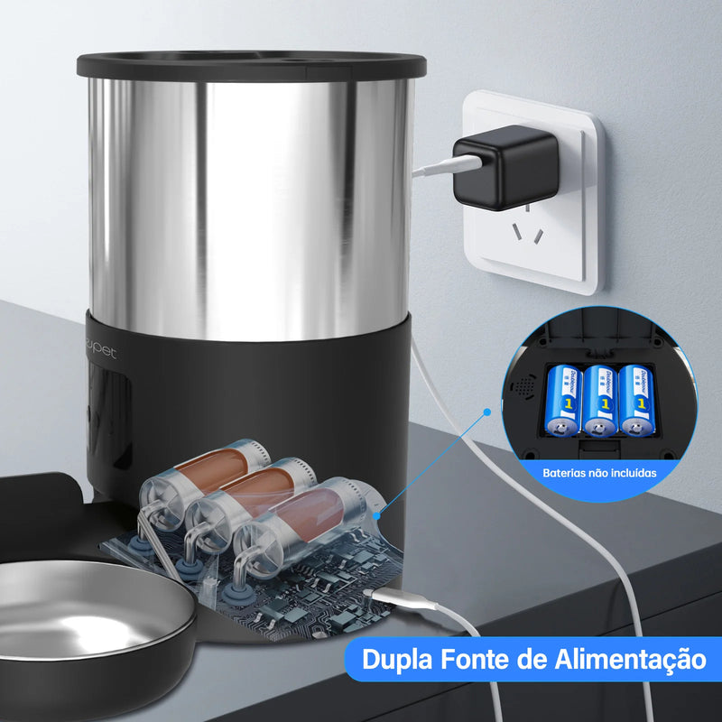 Dispensador inteligente de comida para pets  WiFi