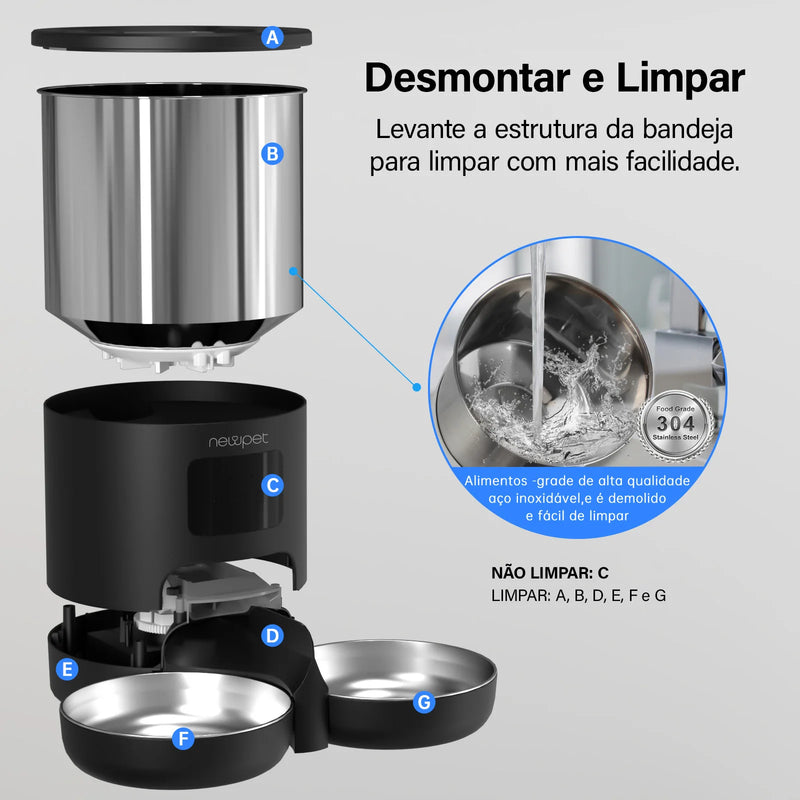 Dispensador inteligente de comida para pets  WiFi