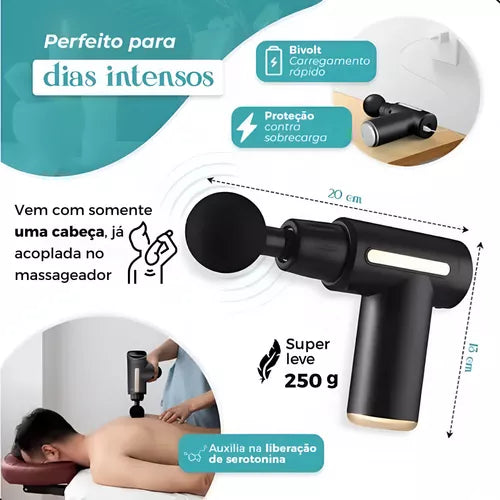 Massageador Portátil ProPulse™   |  Alívio Total 5 EM 1