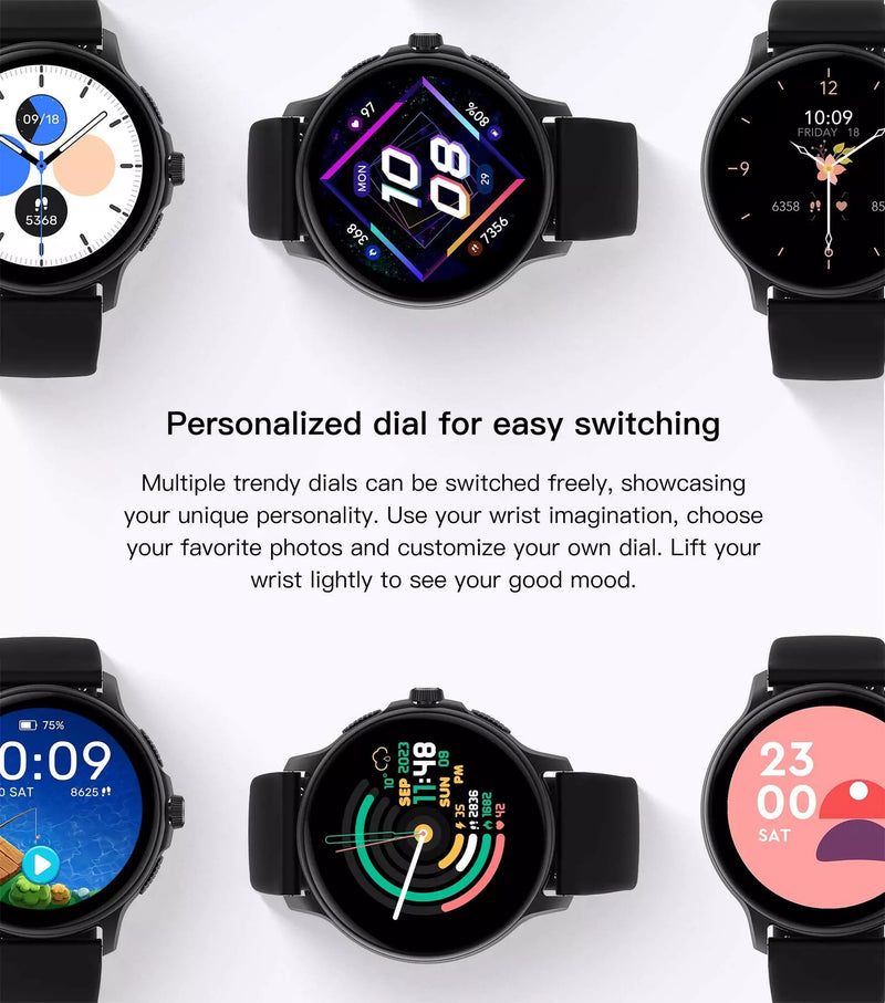 Smartwatch Peje ZW08 A Prova D'água Ameled Pulseira Extra